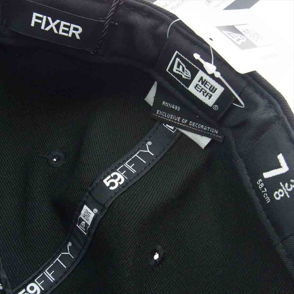 NEW ERA ニューエラ FNE-01 FIXER フィクサー ベースボール キャップ ブラック系 58.7cm   7 3/8【新古品】【未使用】【中古】