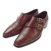 John Lobb ジョンロブ CHAPEL チャペル ダブルモンク レザーシューズ ブラウン エンジ系 6.5【中古】