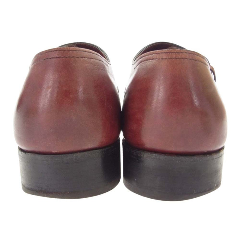 John Lobb ジョンロブ CHAPEL チャペル ダブルモンク レザーシューズ ブラウン エンジ系 6.5【中古】