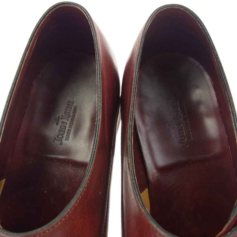 John Lobb ジョンロブ CHAPEL チャペル ダブルモンク レザーシューズ ブラウン エンジ系 6.5【中古】