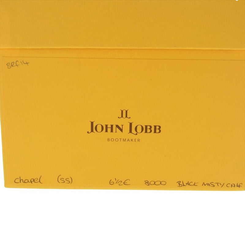 John Lobb ジョンロブ CHAPEL チャペル ダブルモンク レザーシューズ ブラック ブラック系 6.5【中古】