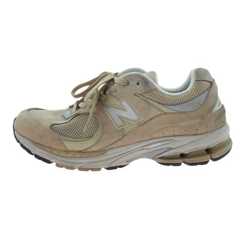 NEW BALANCE ニューバランス ML2002R2 Khaki Silver カーキ シルバー メッシュ スエード スニーカー ベージュ系 28cm【中古】