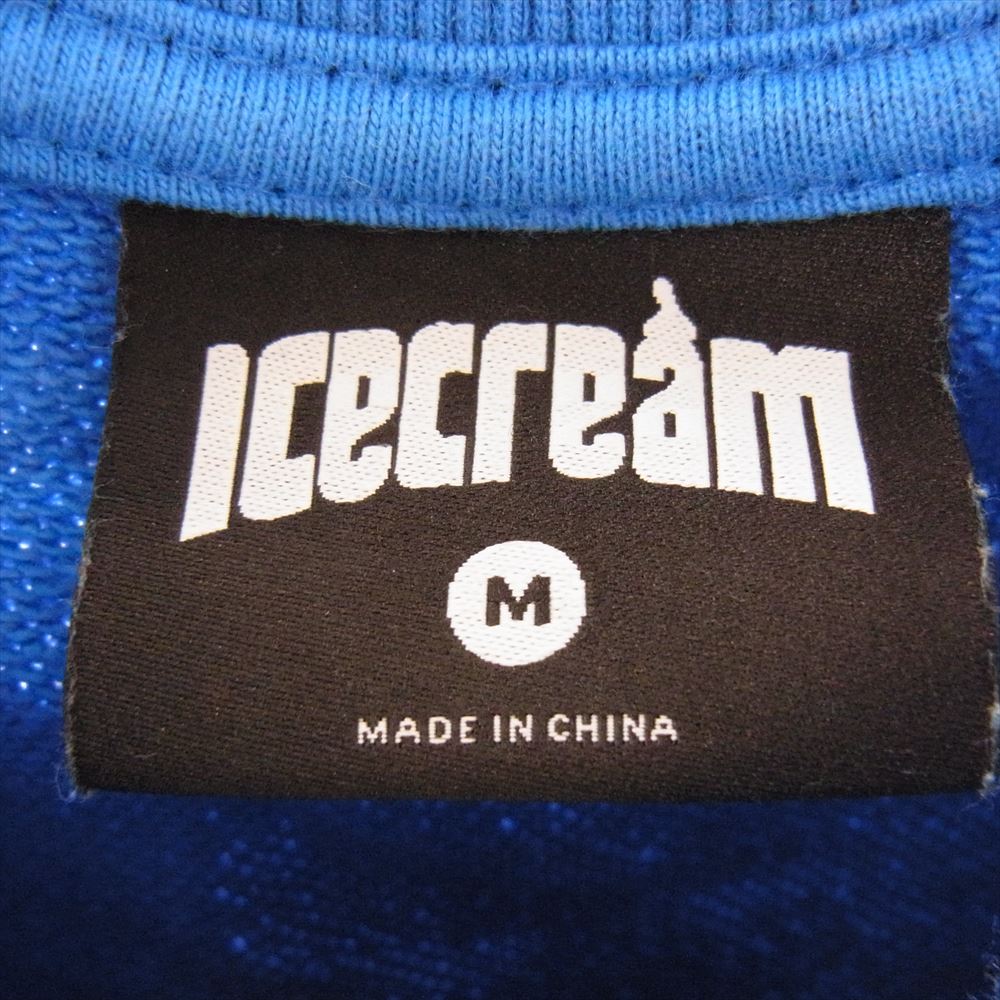 ICE CREAM アイスクリーム 421-6308 FAR FROM THE TREE SWEATSHIRT スウェット トレーナー ブルー系 M【中古】