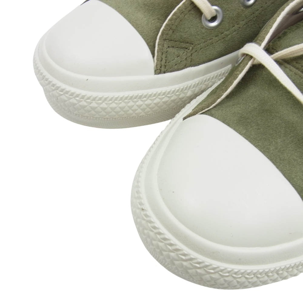 CONVERSE コンバース BEAUTY & YOUTH別注 ビューティーアンドユース オールスター スウェード スエード ハイカット スニーカー グリーン系 8【新古品】【未使用】【中古】