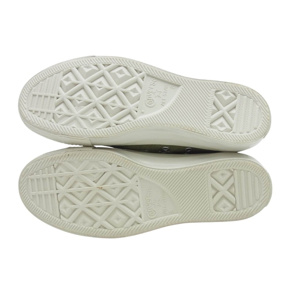 CONVERSE コンバース BEAUTY & YOUTH別注 ビューティーアンドユース オールスター スウェード スエード ハイカット スニーカー グリーン系 8【新古品】【未使用】【中古】