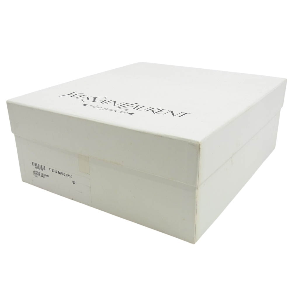 Yves Saint Laurent rive gauche イヴサンローランリヴゴーシュ YSL パンプス ハイヒール ピンヒール ベルト付き ブラック系 37【中古】