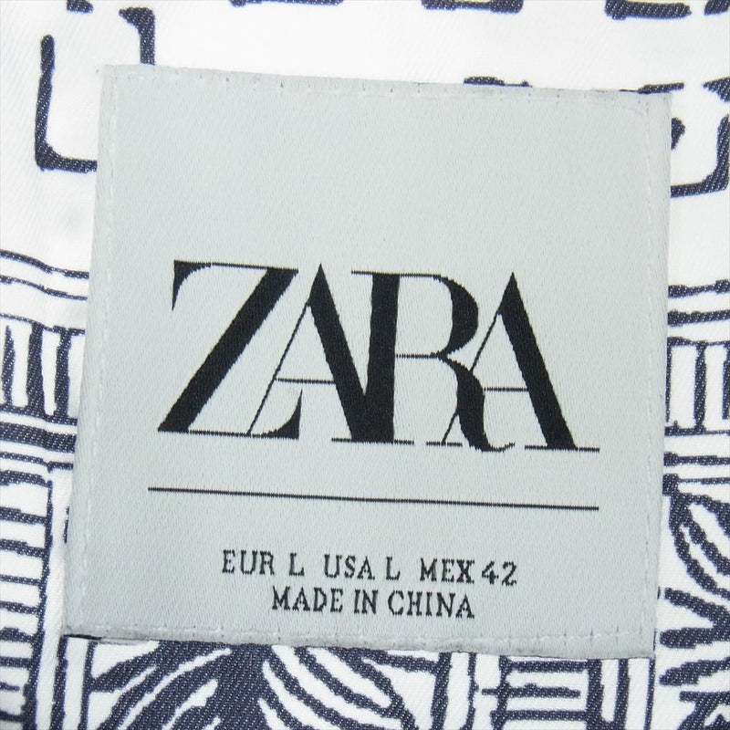 ZARA ザラ ペイズリー柄 ジャケット ブルゾン L【中古】