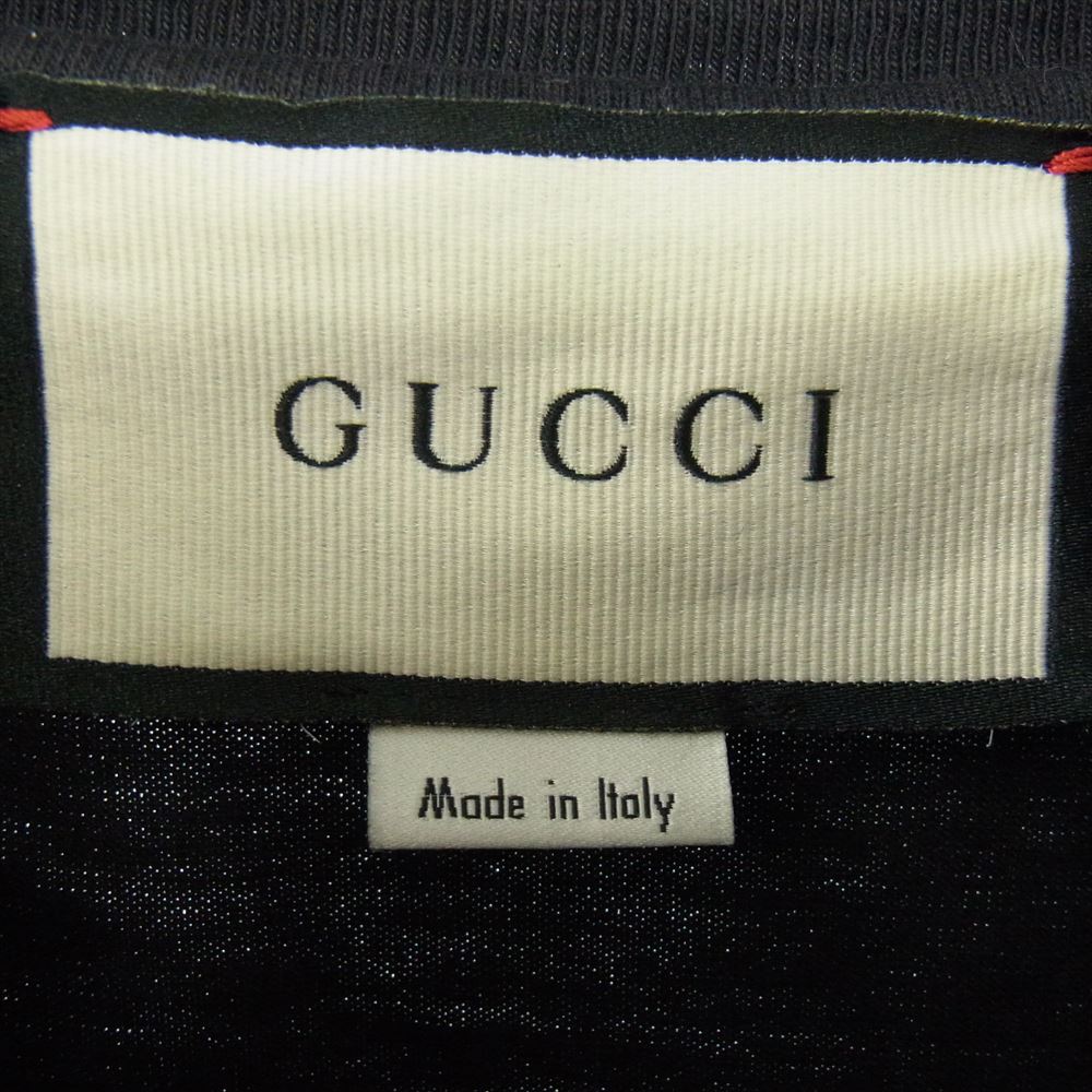 GUCCI グッチ 565806 XJAZY ブレード ロゴ プリント Tシャツ 半袖 ブラック系 XS【中古】