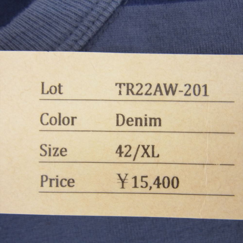 トロフィークロージング TR22AW-201 WIDE BORDER L/S TEE ボーダー ロングスリーブ 長袖 Tシャツ カットソー XL【極上美品】【中古】