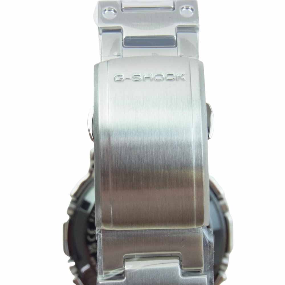CASIO G-SHOCK カシオ ジーショック GMW-B5000D-1JF 5000 SERIES FULL METAL タフソーラー マルチバンド6 Bluetooth 腕時計 リストウォッチ シルバー系【新古品】【未使用】【中古】