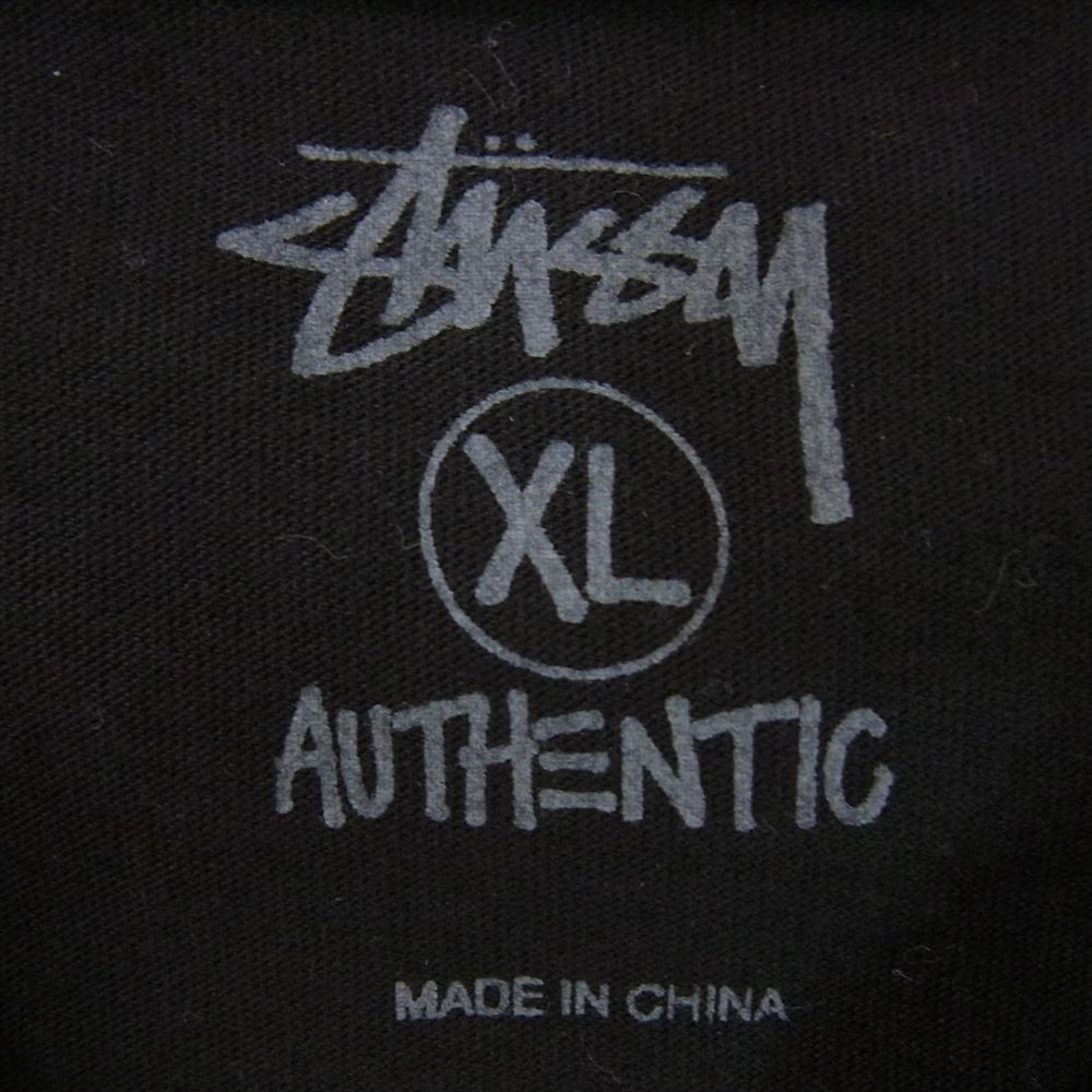 STUSSY ステューシー 30周年記念 30th Leilow レイロウ フォト プリント Tシャツ ブラック系 XL【中古】