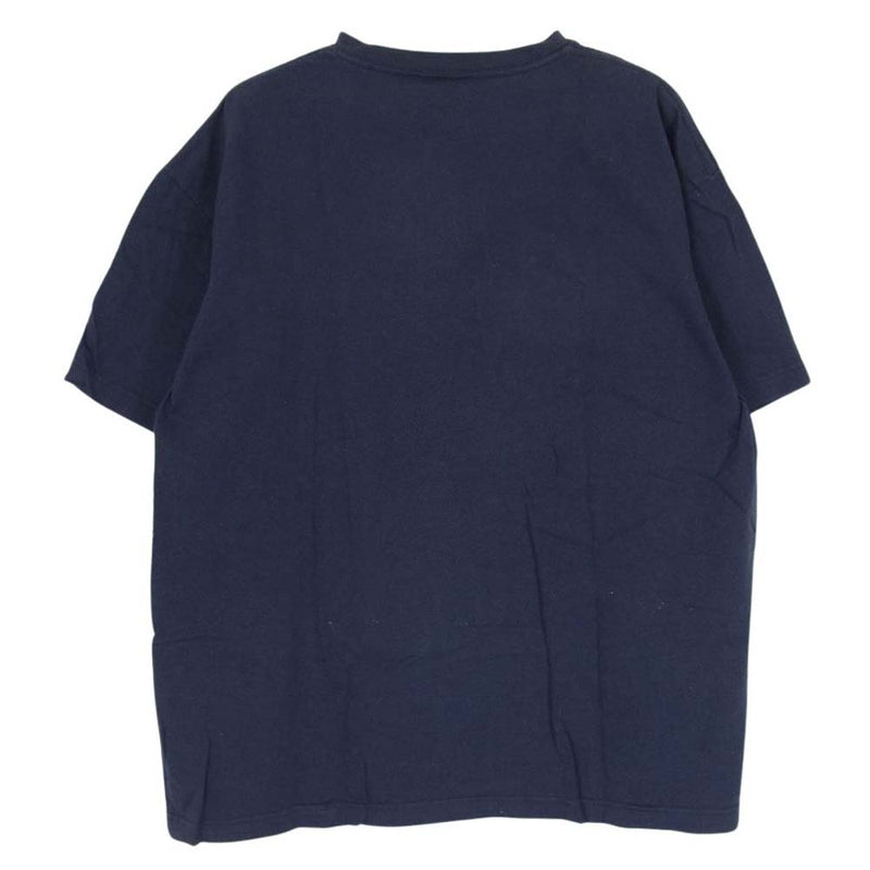 STUSSY ステューシー 00s WELL LETS THIS STRAIGHT TEE フォト プリント Tシャツ 半袖 ネイビー系 L【中古】