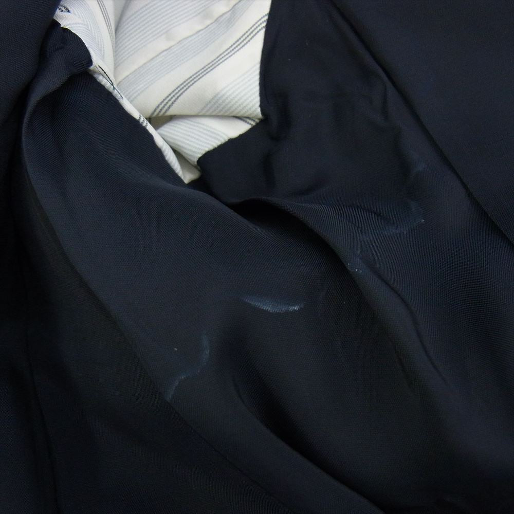 theory セオリー 03-9904120 theory luxe セオリーリュクス ノーカラー ジャケット セットアップ スーツ ブラック系 38【中古】