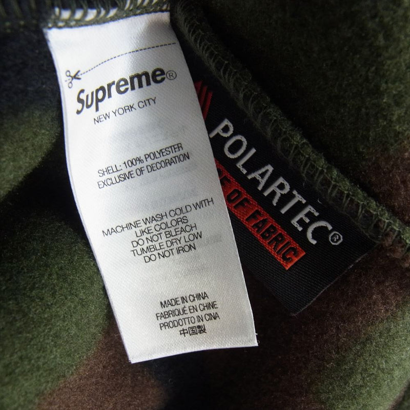 Supreme シュプリーム 22AW Polartec Zip Jacket ポーラテック ジップ フリース ジャケット  マルチカラー系 L【美品】【中古】