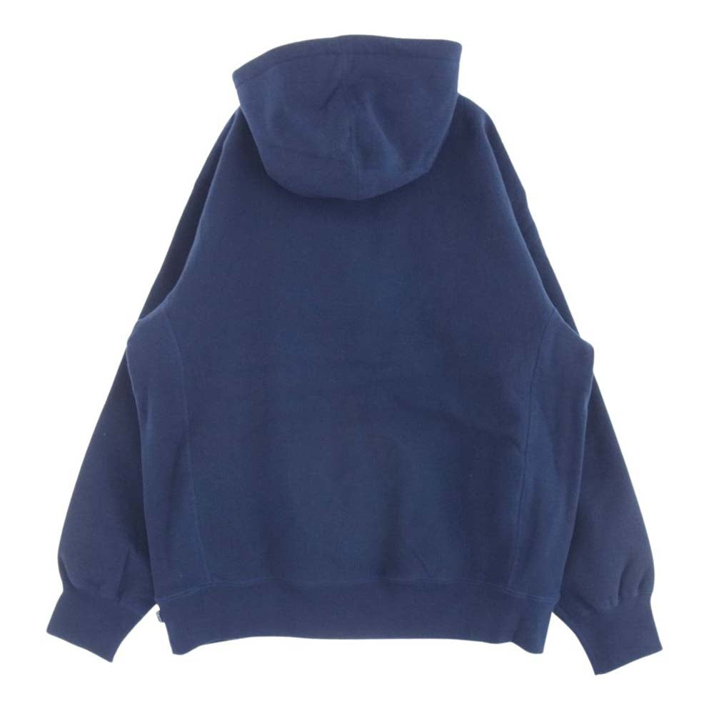 Supreme シュプリーム 22AW Capital Hooded Sweatshirt キャピタル フーデッド スウェット シャツ フーディー パーカー ネイビー系 L【中古】