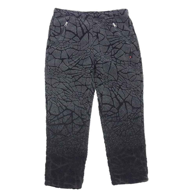 Supreme シュプリーム 22AW Spyder Web Polar Fleece Pant スパイダー ウェブ ポーラー フリース パンツ グレー系 M【中古】