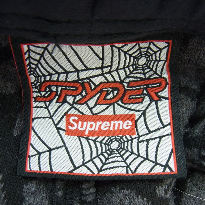 Supreme シュプリーム 22AW Spyder Web Polar Fleece Pant スパイダー ウェブ ポーラー フリース パンツ グレー系 M【中古】