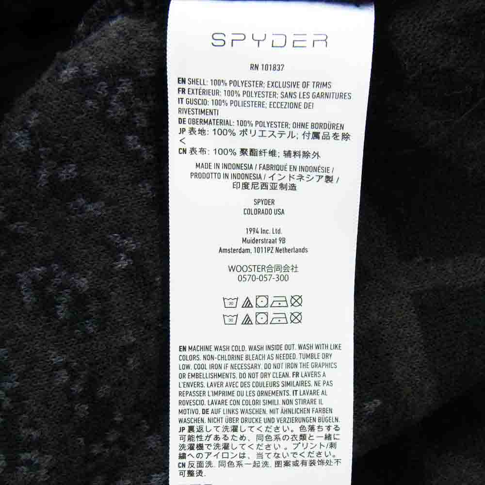 Supreme シュプリーム 22AW Spyder Web Polar Fleece Jacket スパイダー ウェブ ポーラー フリース ジャケット ブルゾン グレー系 L【美品】【中古】