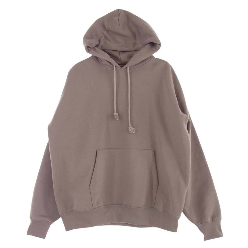 AURALEE オーラリー 19AW A9AP01PU BAGGY POLYESTER SWEAT P/O PARKA バギー ポリエステル スウェット パーカー フーディー ブラウン系 5【中古】
