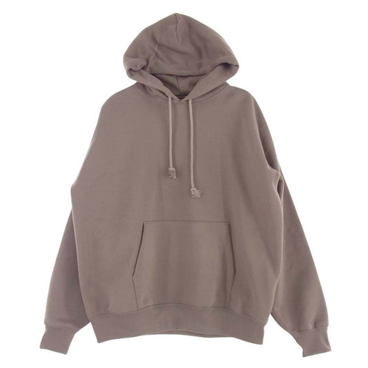 AURALEE オーラリー 19AW A9AP01PU BAGGY POLYESTER SWEAT P/O PARKA バギー ポリエステル スウェット パーカー フーディー ブラウン系 5【中古】