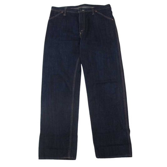 BOOTLEGGERS ブートレガーズ シンチバック デニム ペインター ワーク パンツ インディゴブルー系 30×34【中古】