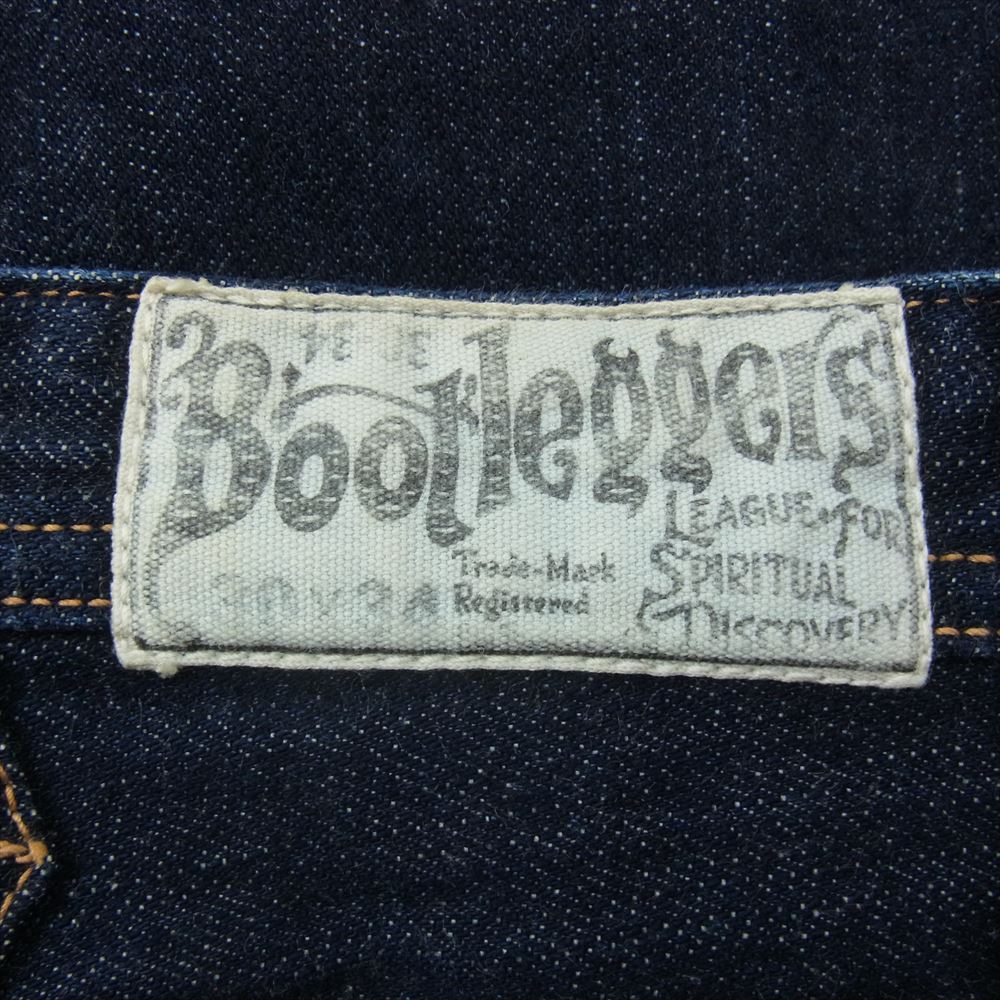 BOOTLEGGERS ブートレガーズ シンチバック デニム ペインター ワーク パンツ インディゴブルー系 30×34【中古】