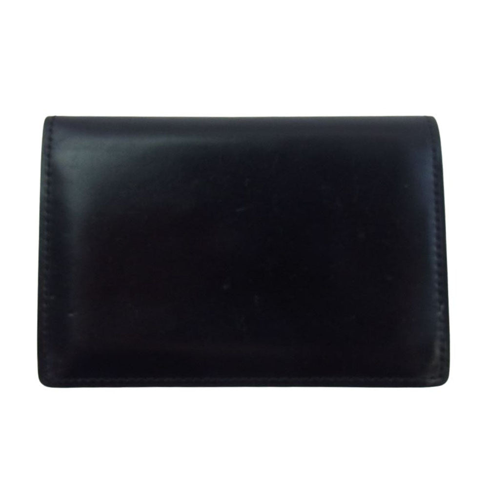 GANZO ガンゾ レザー カードケース ブラック系【中古】