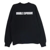 Sacai サカイ 22SS 22-0400S Film Crew L/S T-Shirt フィルムクルー ロゴプリント レイヤード 長袖 カットソー ロングスリーブ Tシャツ ロンT ブラック ブラック系 1【中古】