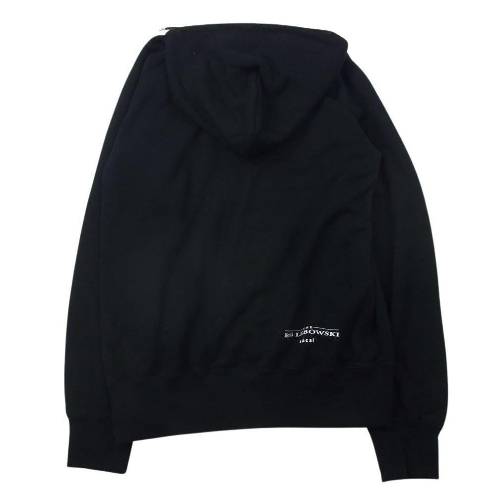 Sacai サカイ 20SS 20-0054S THE BIG LEBOWSKI HOODIE ビッグリボウスキ スウェット パーカー ブラック ブラック系 2【中古】