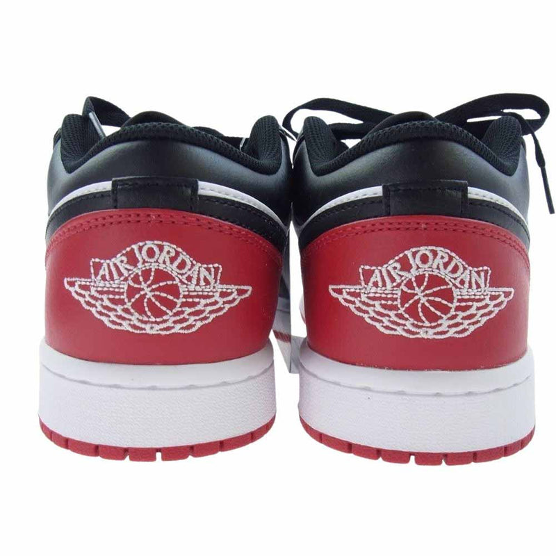 NIKE ナイキ 553558-161 Air Jordan 1 Low Bred Toe エアジョーダン1 ロー ブレッドトゥ スニーカー ブラック系 レッド系 26.5cm【極上美品】【中古】