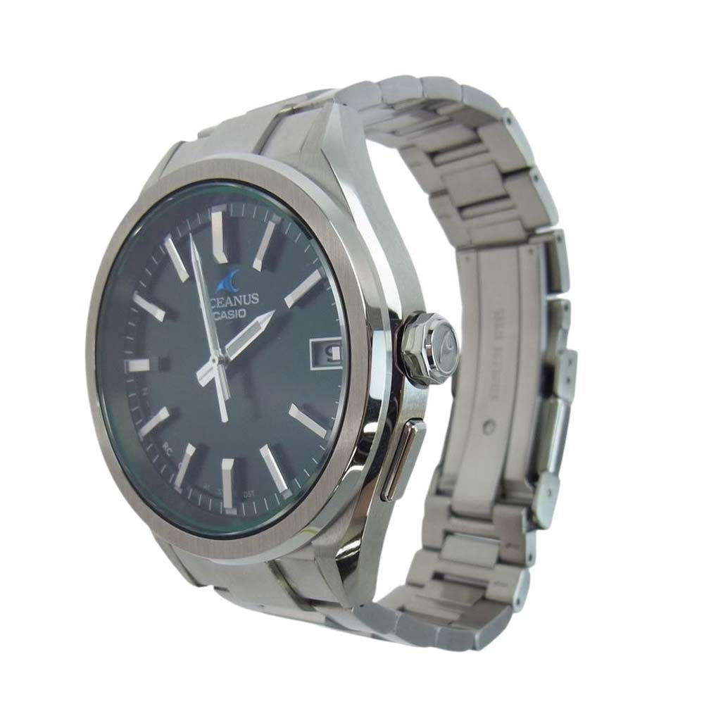 CASIO OCEANUS カシオ オシアナス OCW-T200S-3AJF タフソーラー 電波 腕時計 リストウォッチ グリーン ダイアルカラー【極上美品】【中古】