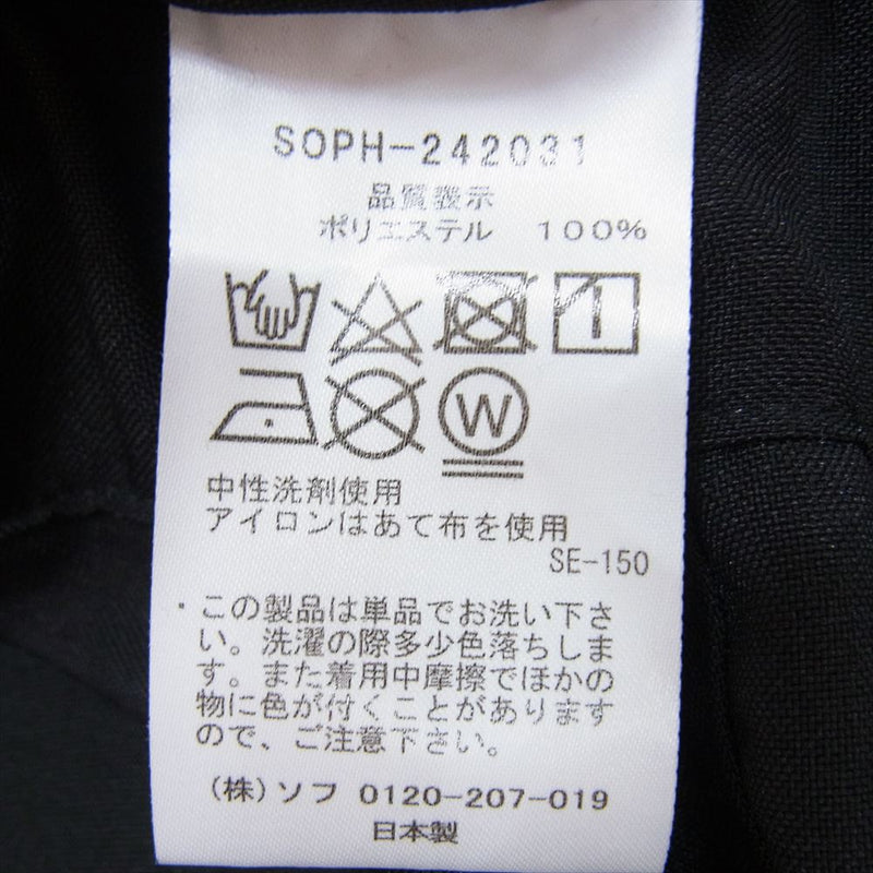 SOPHNET. ソフネット 24SS SOPH-242031 STRETCH WOVEN CLOTH FIELD PANTS ストレッチ ウーブン フィールド パンツ ブラック系 M【極上美品】【中古】