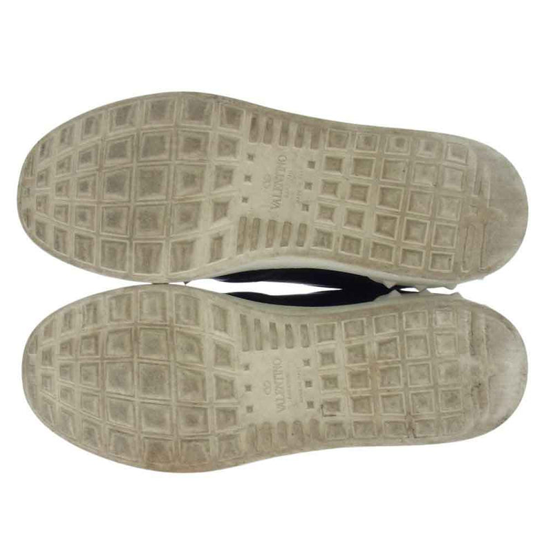 VALENTINO ヴァレンティノ JY0S0817VDR Studded Slip On Sneakers スタッズ スリッポン スニーカー  ブラック系 42.5【中古】