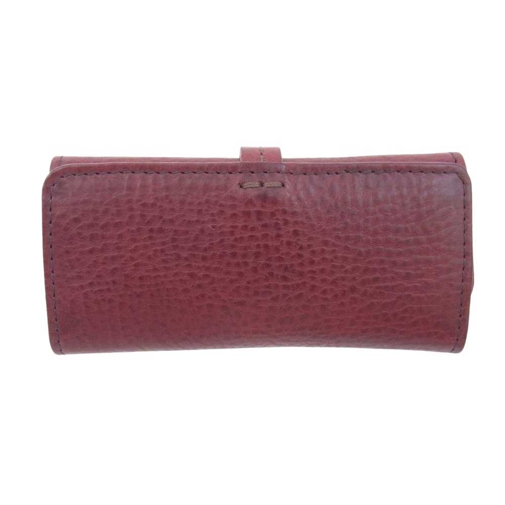 genten ゲンテン レザー キーケース ワインレッド系【中古】