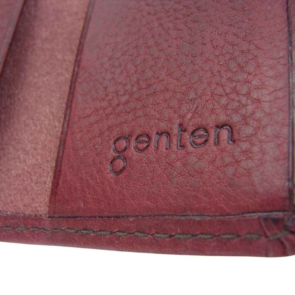genten ゲンテン レザー キーケース ワインレッド系【中古】