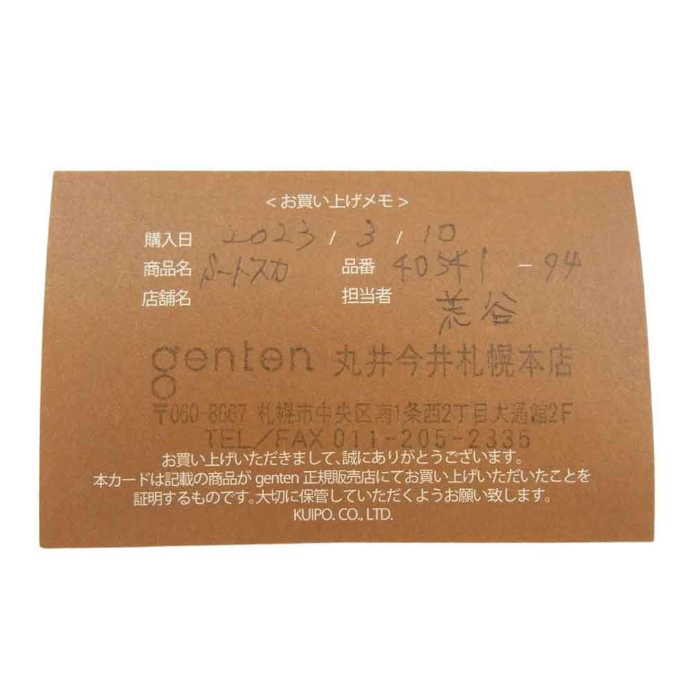 genten ゲンテン レザー キーケース ワインレッド系【中古】