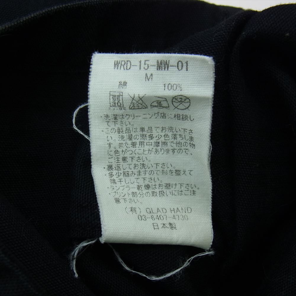 WEIRDO ウィアード 15AW WRD-15-MW-01 PLAIN JACKET ロゴ プリント プレーンジャケット  ブラック系 M【中古】