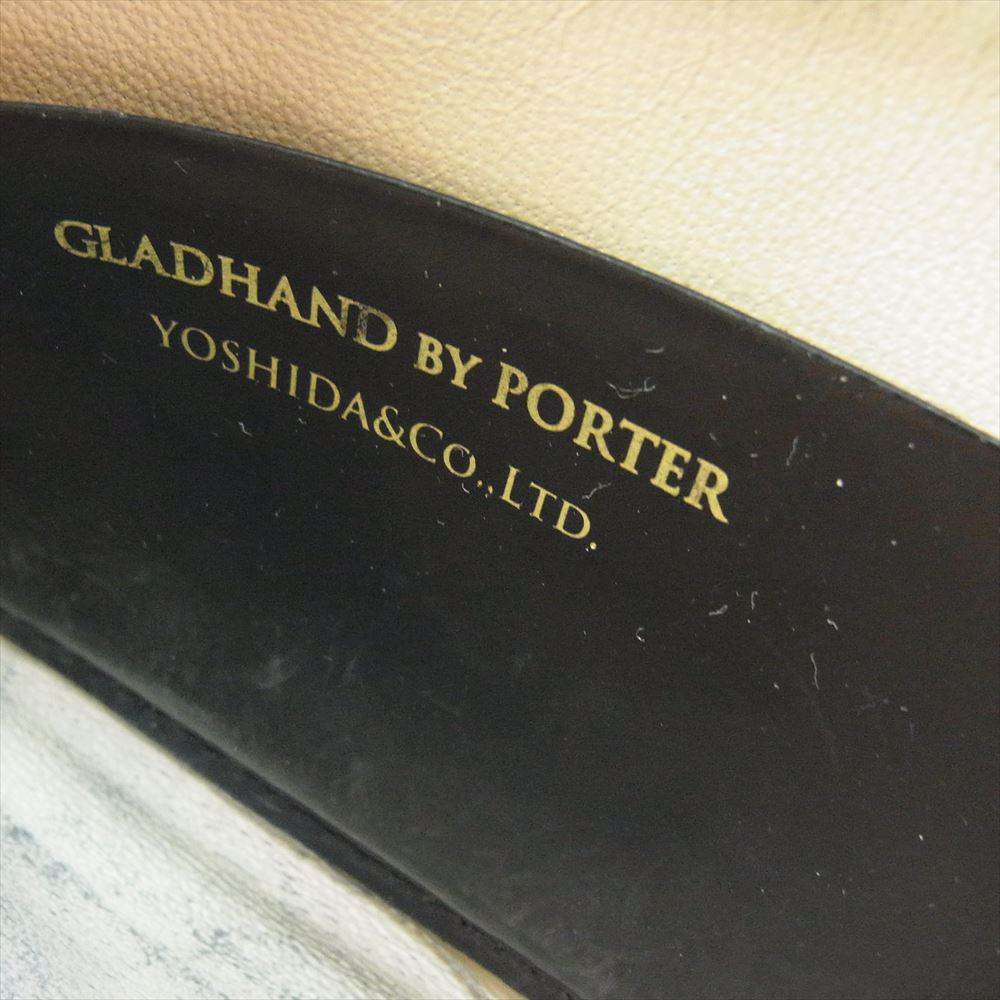 GLADHAND & Co. グラッドハンド GH-BELONGINGS × PORTER GH-BELONGINGS COIN CASE ポーター エナメル コインケース ブラック系【中古】