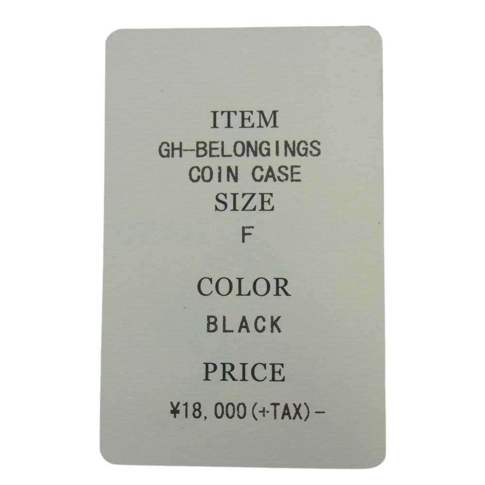 GLADHAND & Co. グラッドハンド GH-BELONGINGS × PORTER GH-BELONGINGS COIN CASE ポーター エナメル コインケース ブラック系【中古】