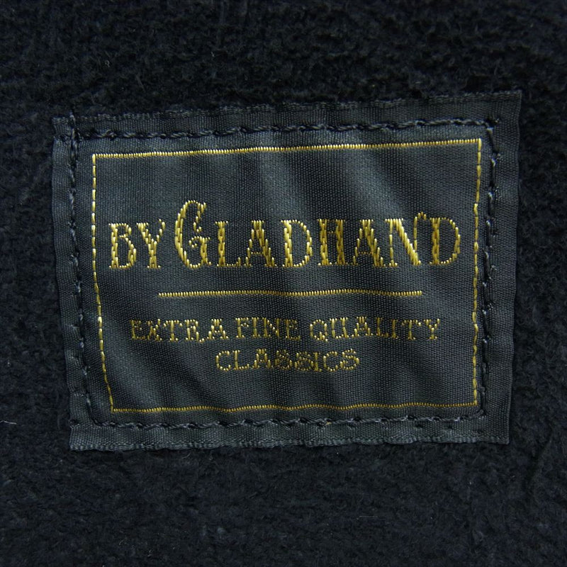 GLADHAND & Co. グラッドハンド 21AW BYGH-21-AW-01 HORSE HIDE ホースレザー ジップアップ ブルゾン レザージャケット ブラック系 M【中古】