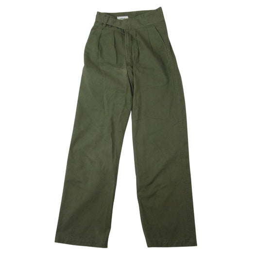 シンメ コットン パンツ カーキ系 27【中古】