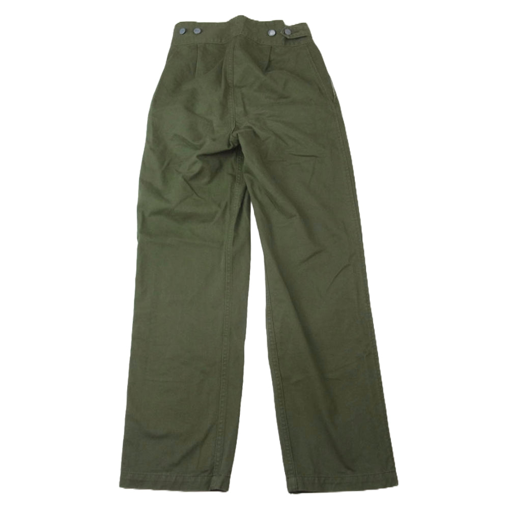 シンメ コットン パンツ カーキ系 27【中古】