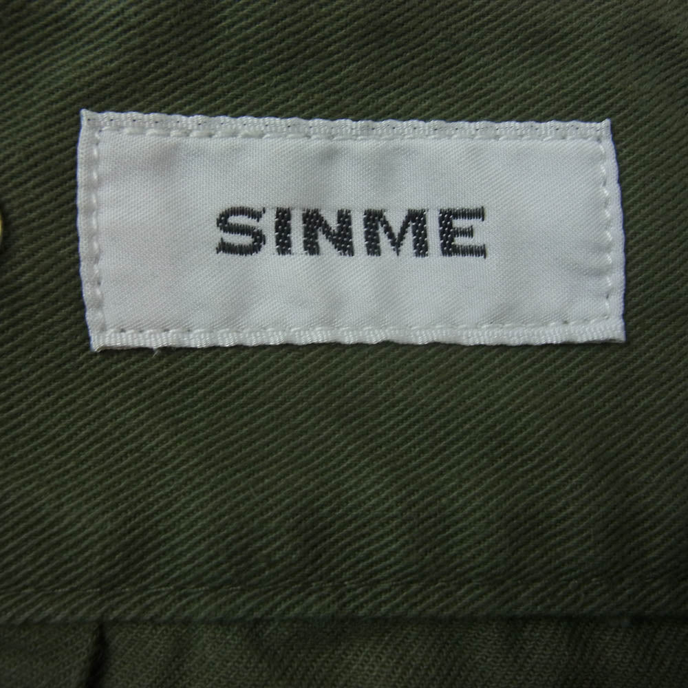 シンメ コットン パンツ カーキ系 27【中古】