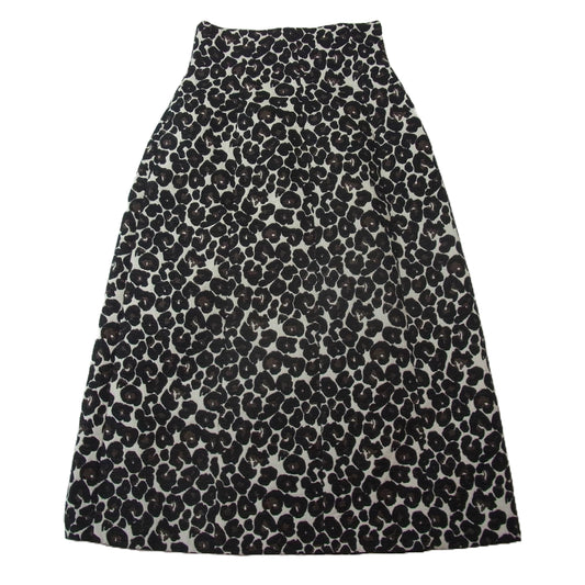 アンクレイヴ レオパード ジャガード スカート ブラック系【中古】