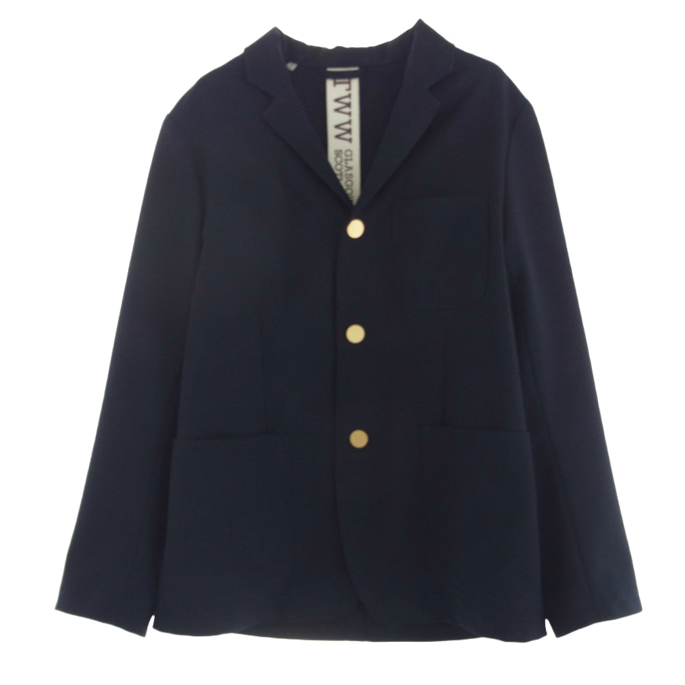 トラディショナル ウェザーウェア L201GFFJK0266WK BLAZER JACKET ダブル ピークドラペル 金ボタン 紺ブレ ブレザー ジャケット ネイビー系 S【中古】