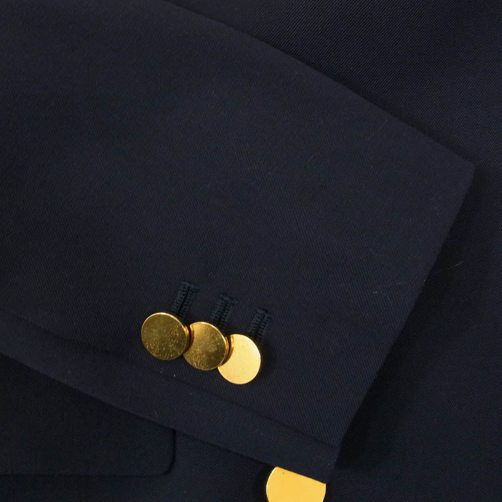 トラディショナル ウェザーウェア L201GFFJK0266WK BLAZER JACKET ダブル ピークドラペル 金ボタン 紺ブレ ブレザー ジャケット ネイビー系 S【中古】