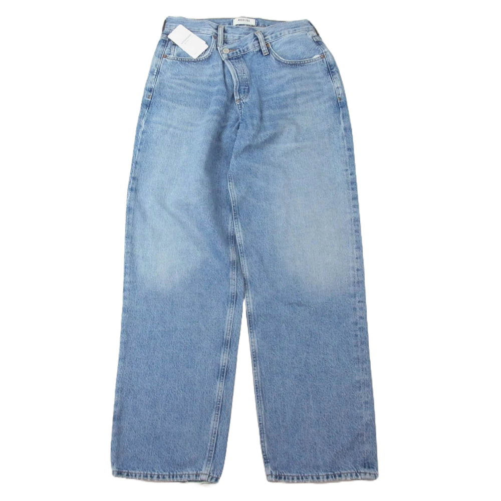 エーゴールドイー 23SS CRISS CROSS UPSIZED JEAN クロス デニム パンツ インディゴブルー系 26【美品】【中古】