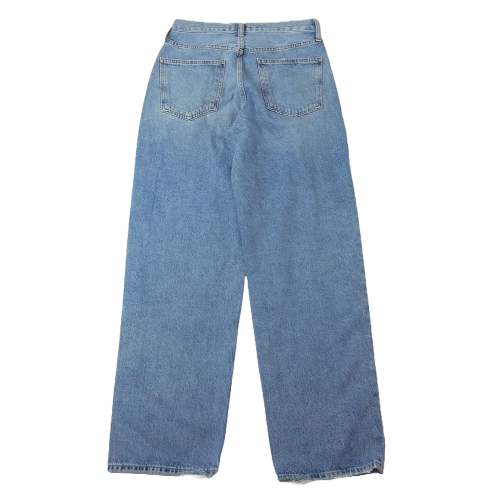 エーゴールドイー 23SS CRISS CROSS UPSIZED JEAN クロス デニム パンツ インディゴブルー系 26【美品】【中古】