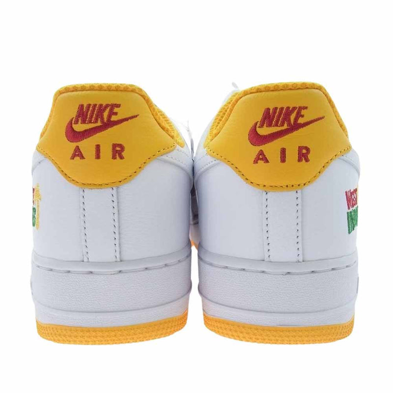 NIKE ナイキ DX1156-101 Air Force 1 Low West Indies White University Gold 2023 エアフォース1 ロー ウェストインディーズ  ホワイト ユニバーシティゴールド スニーカー ホワイト系 27.5cm【新古品】【未使用】【中古】