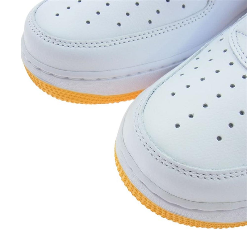 NIKE ナイキ DX1156-101 Air Force 1 Low West Indies White University Gold 2023 エアフォース1 ロー ウェストインディーズ  ホワイト ユニバーシティゴールド スニーカー ホワイト系 27.5cm【新古品】【未使用】【中古】